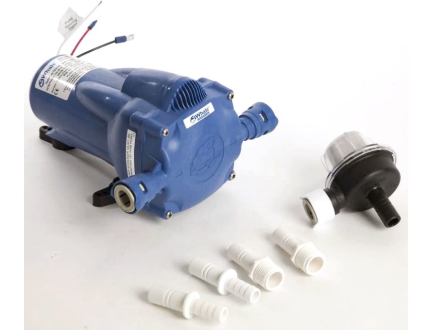 Whale Water Pump 8L 12V 30PSI + Strainer Watermaster Auto FW0814